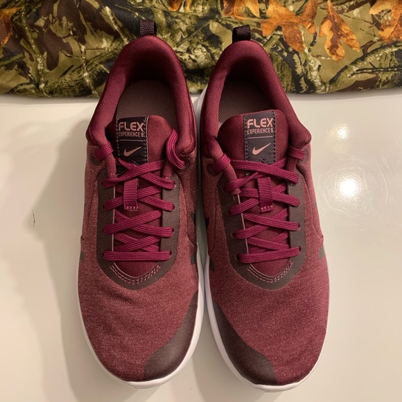 Nike Shoes New Nike Flex Running Shoes Burgundy Womens 8 Poshmark